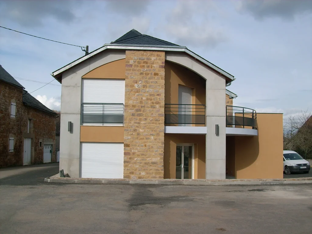 Maisons terminées : réalisation de Gamso Menuiserie