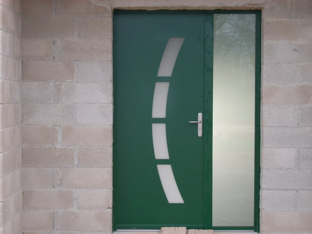 Porte d'entrée : réalisation de Gamso Menuiserie