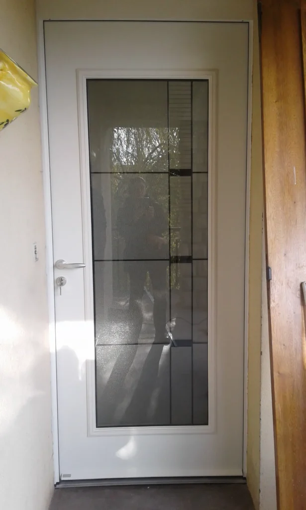 Porte d'entrée : réalisation de Gamso Menuiserie