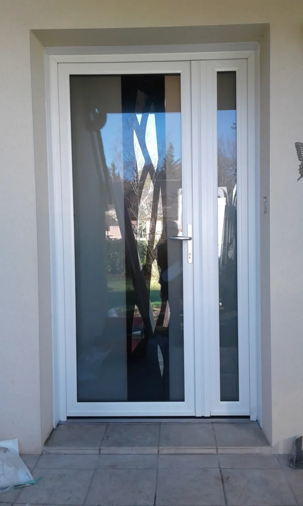 Porte d'entrée : réalisation de Gamso Menuiserie