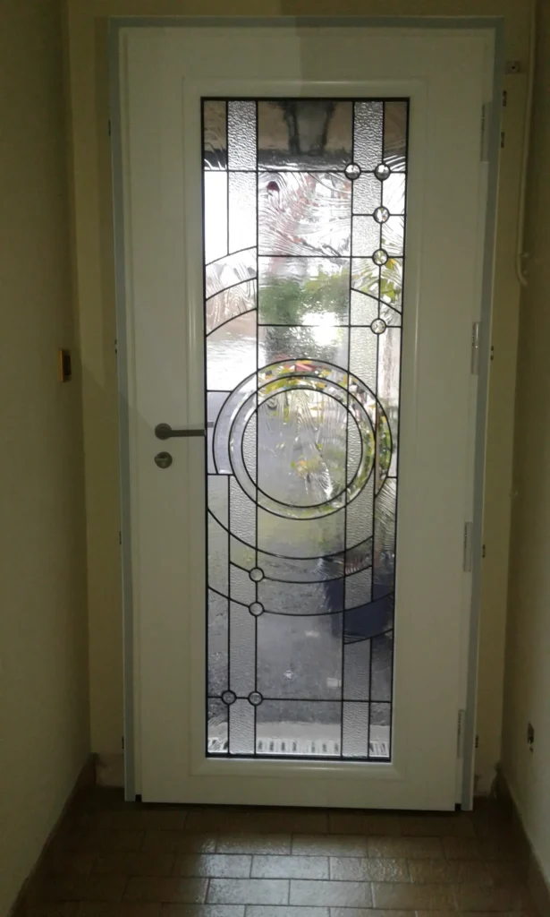 Porte d'entrée : réalisation de Gamso Menuiserie