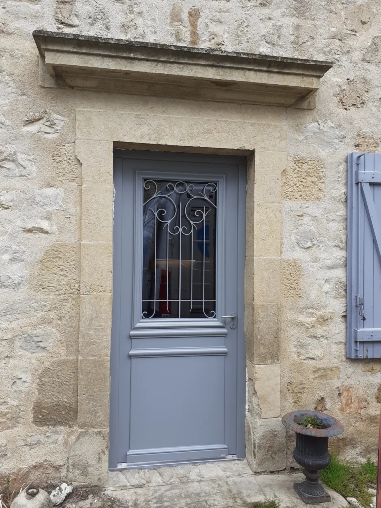 Porte d'entrée : réalisation de Gamso Menuiserie