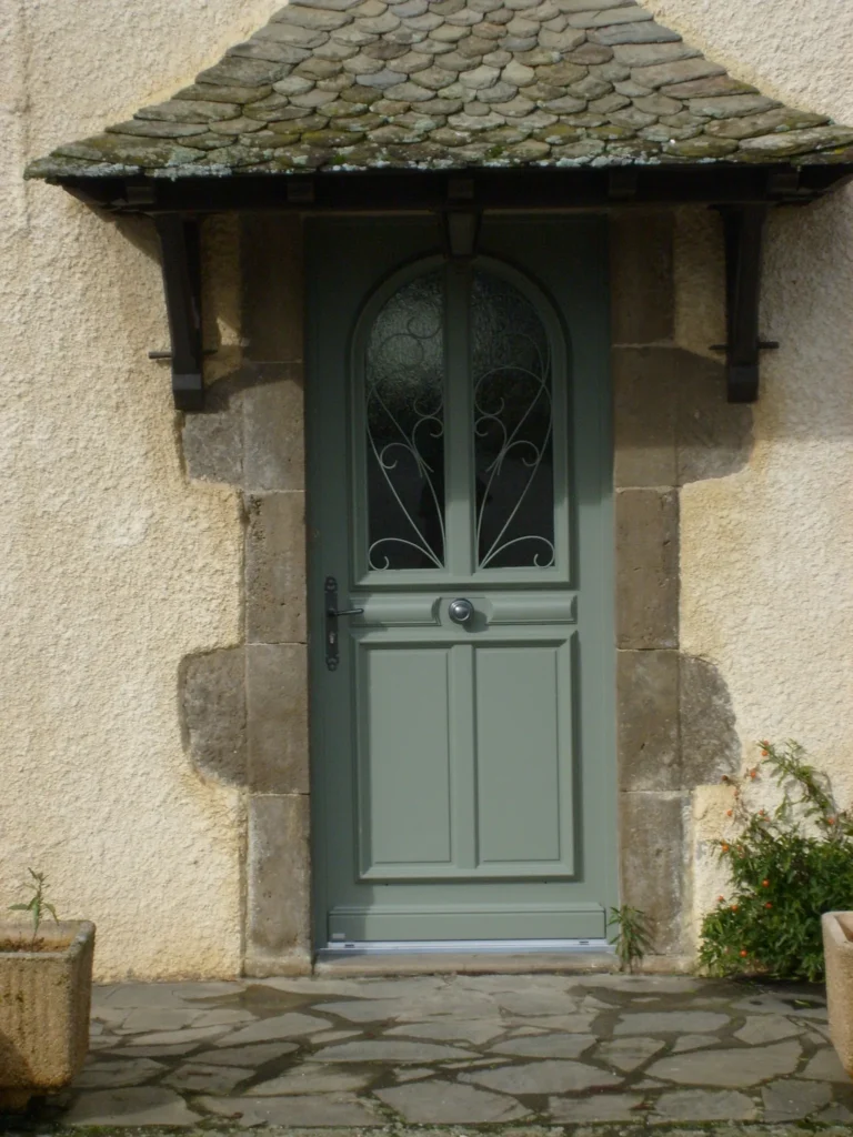 Porte d'entrée : réalisation de Gamso Menuiserie