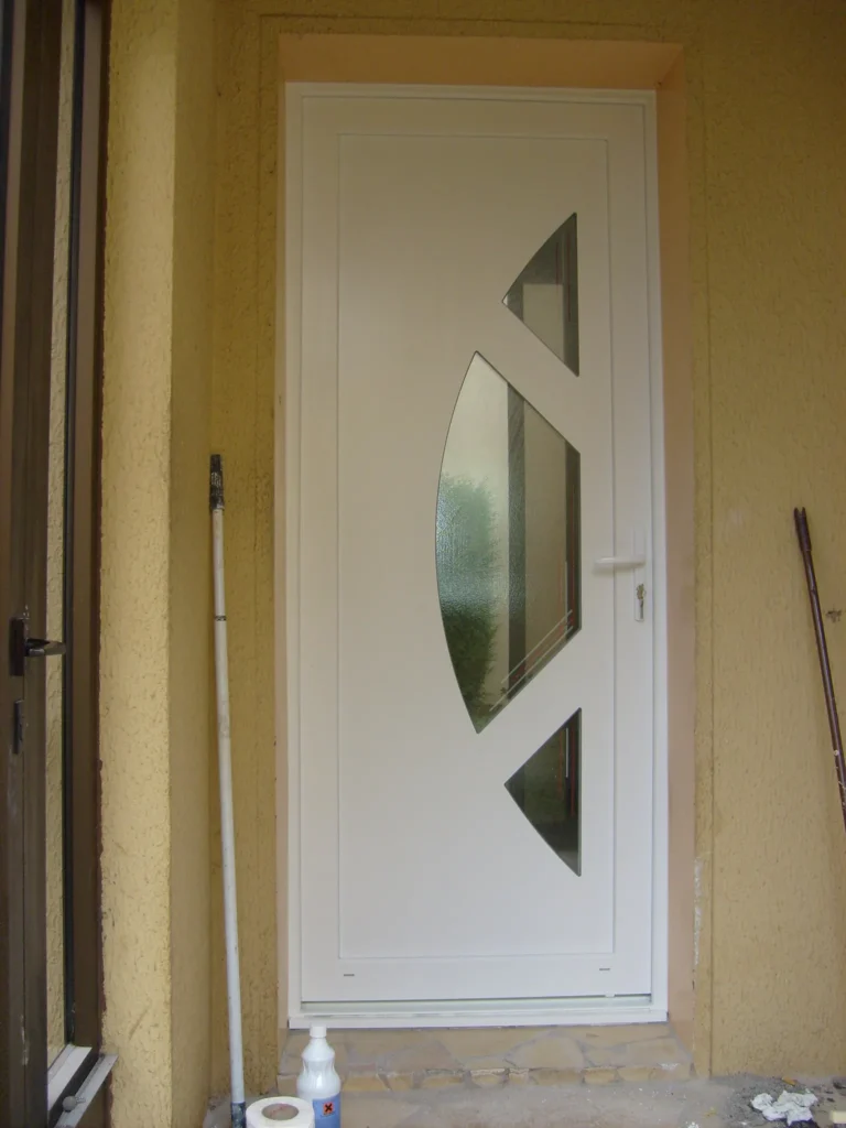 Porte d'entrée : réalisation de Gamso Menuiserie