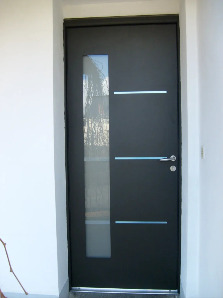Porte d'entrée : réalisation de Gamso Menuiserie