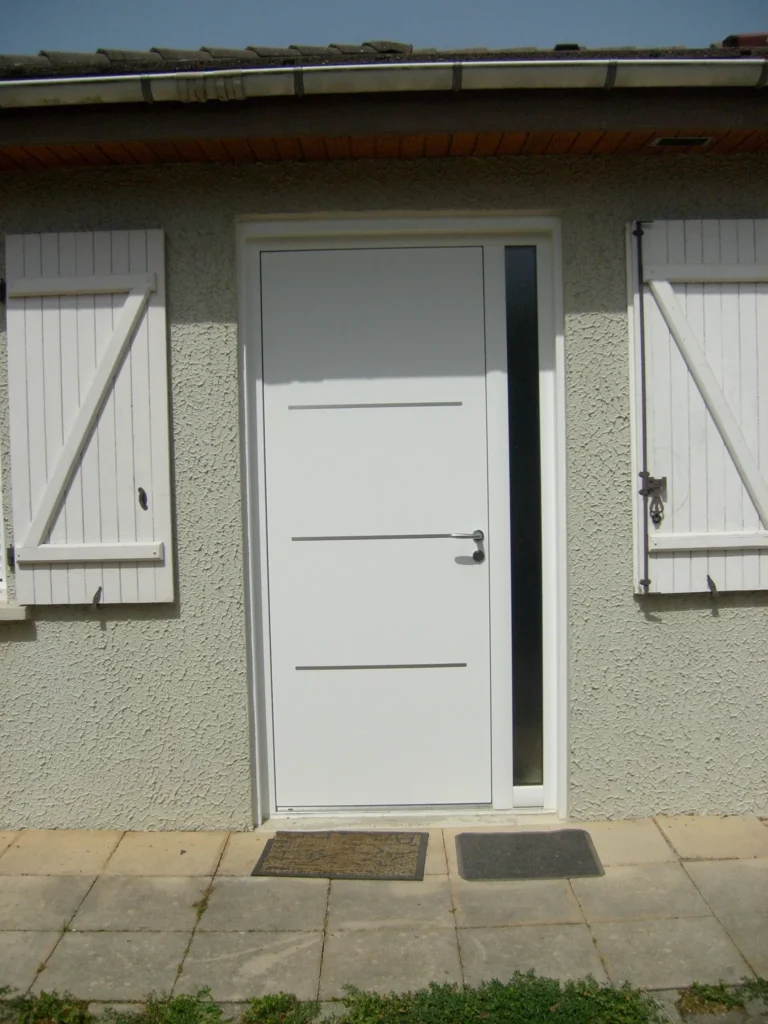 Porte d'entrée : réalisation de Gamso Menuiserie
