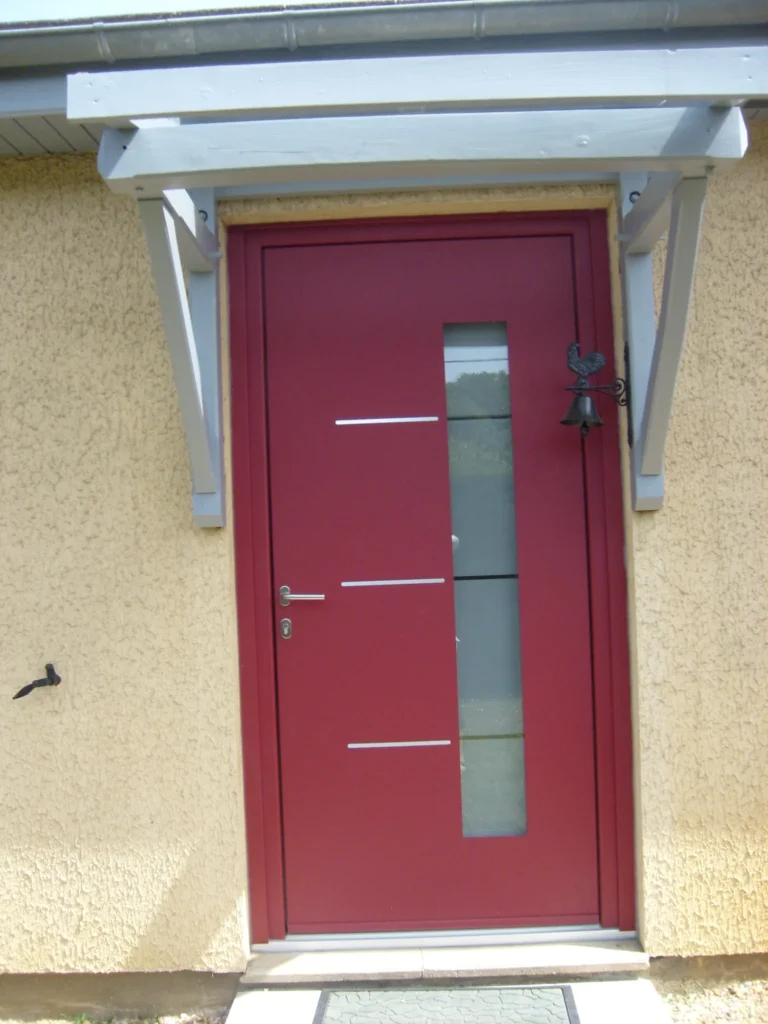Porte d'entrée : réalisation de Gamso Menuiserie