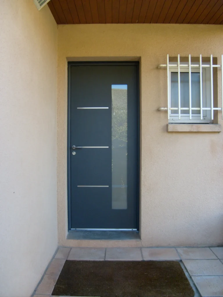 Porte d'entrée : réalisation de Gamso Menuiserie