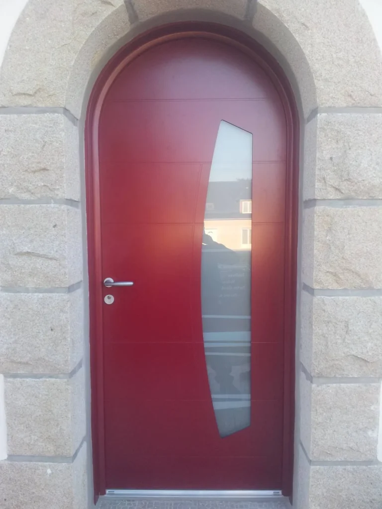 Porte d'entrée : réalisation de Gamso Menuiserie