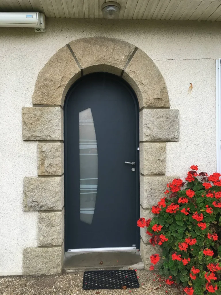 Porte d'entrée : réalisation de Gamso Menuiserie